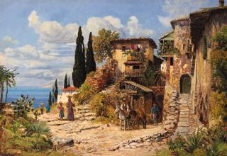 Alois Arnegger - A Neapolitan village