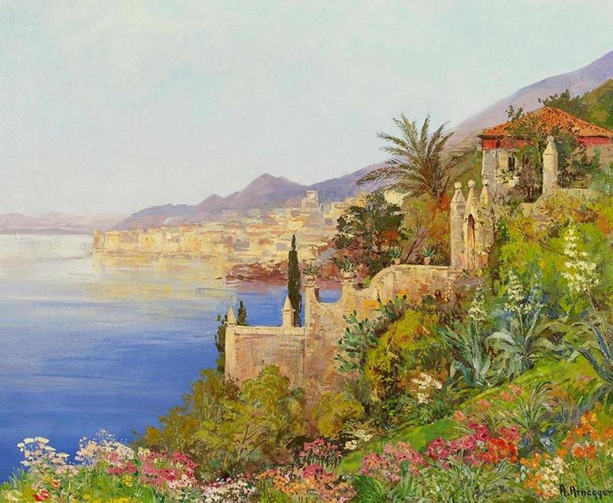 Alois Arnegger - An der italienischen Küste