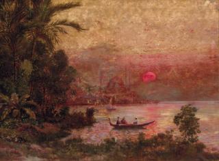 Alois Arnegger - Constantinople At Sunset