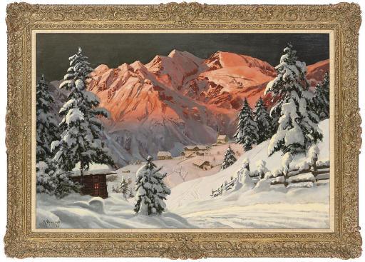 Alois Arnegger - Sunset Over The Alps