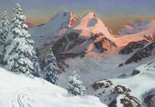 Alois Arnegger - The Bernina mountain range, Italy