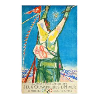 Alois Carigiet - Jeux Olympiques D\'Hiver, St. Moritz