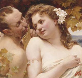 Alois Hans Schramm - Faun and Nymph
