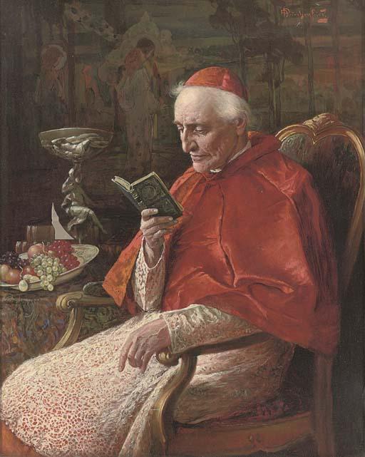 Alois Heinrich Priechenfried - A Cardinal reading