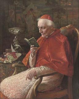 Alois Heinrich Priechenfried - A Cardinal reading