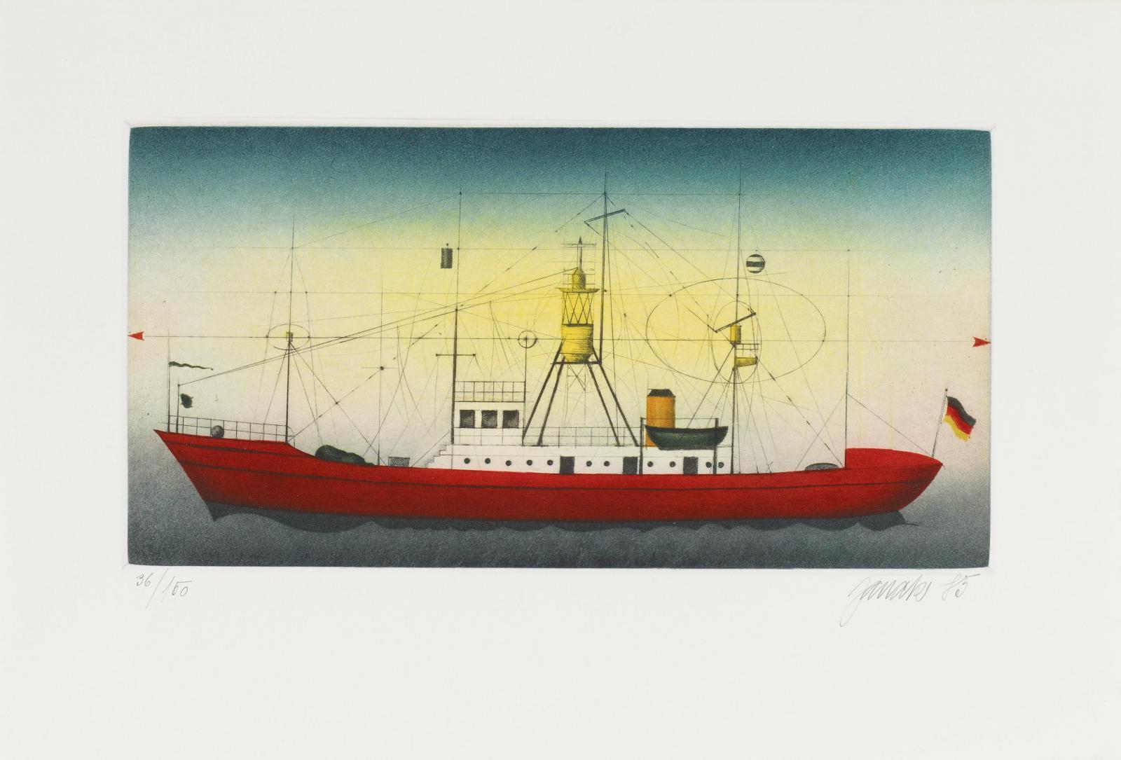 Alois Janak - Ohne Titel (Schiff)