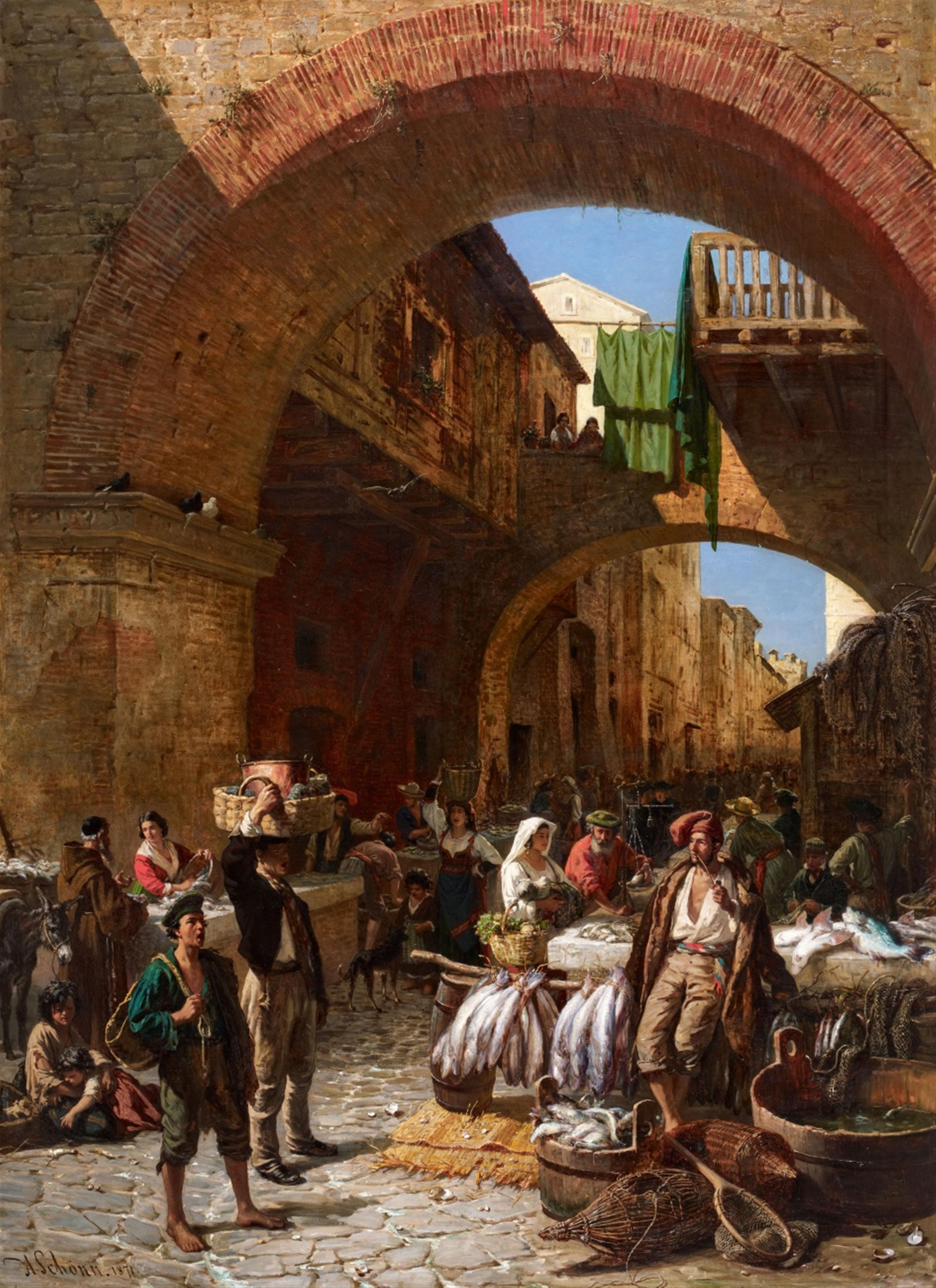 Alois Schönn - Auf dem Fischmarkt in Chioggia