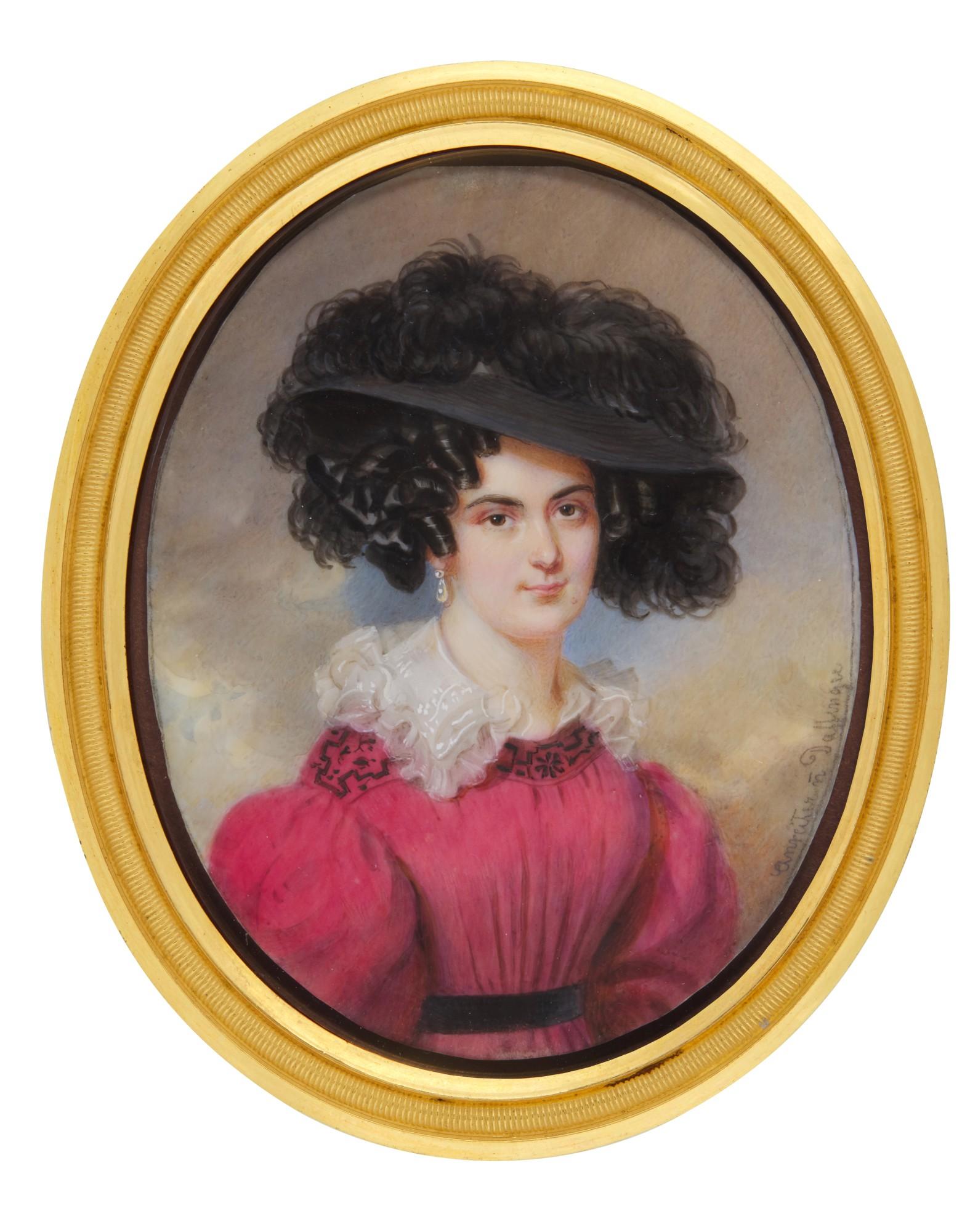 Alois Van Anreiter - Portrait of Marie-Everilda von Manderscheid-Blankenheim und Gerolstein, Countess von Freibert (1791-1874)