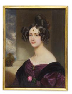 Alois Von Anreiter - Portrait Of Princess Karoline Von Und Zu Bretzenheim, Née Schwarzenberg (1806-1875), Circa 1830