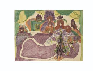 Aloïse Corbaz - Aristoloches (double-sided), circa 1925-1933