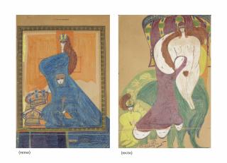 Aloïse Corbaz - Loge À Pie Xi (Recto/Verso)