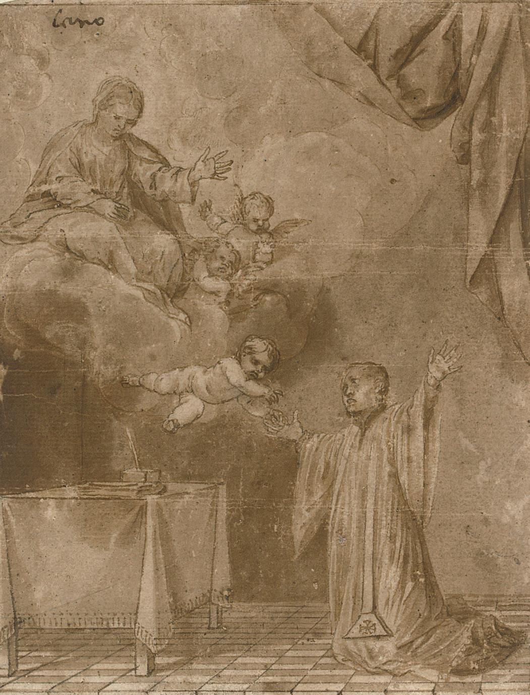 Alonso Cano - The Christ Child appearing to Saint Simon Stock