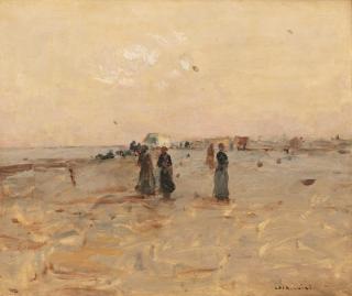Aloys-François-Joseph Loir - ON THE BEACH