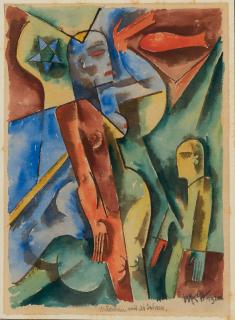 Aloys Wach - Madchen mit 21 Jahren