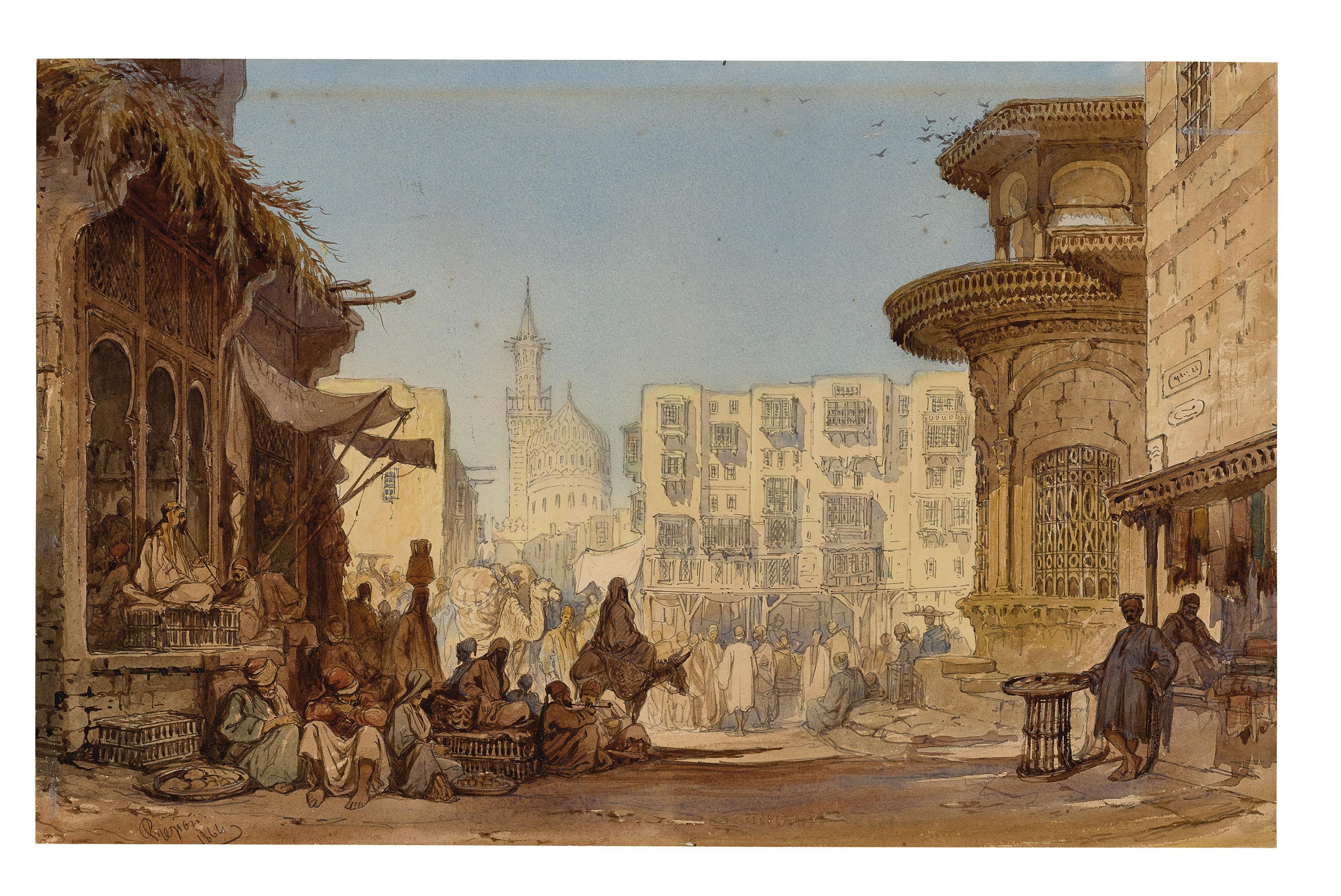 Aloysius Amedeus Preziosi - Marché Au Caire
