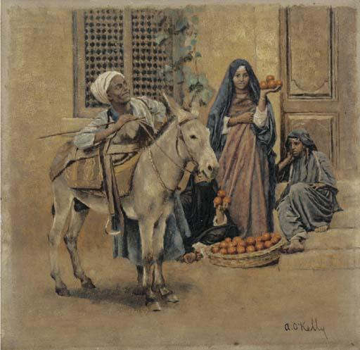 Aloysius O\'Kelly, R.H.A. - The Orange Sellers