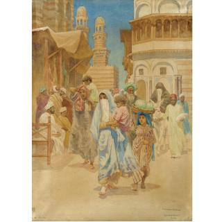 Aloysius O\'Kelly - A Street In Cairo