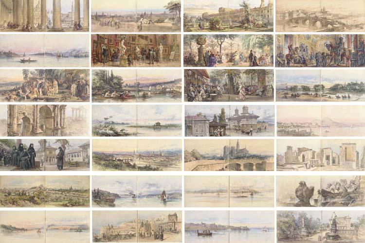 Aloysius Rosarius Amadeus Rayemundus Andreas Prezi - Album de 79 vues de Malte, Italie, France, Bulgarie, Roumanie et Turquie