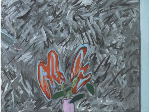 Alphons Freymuth - Still Life With Flowers In A Vase