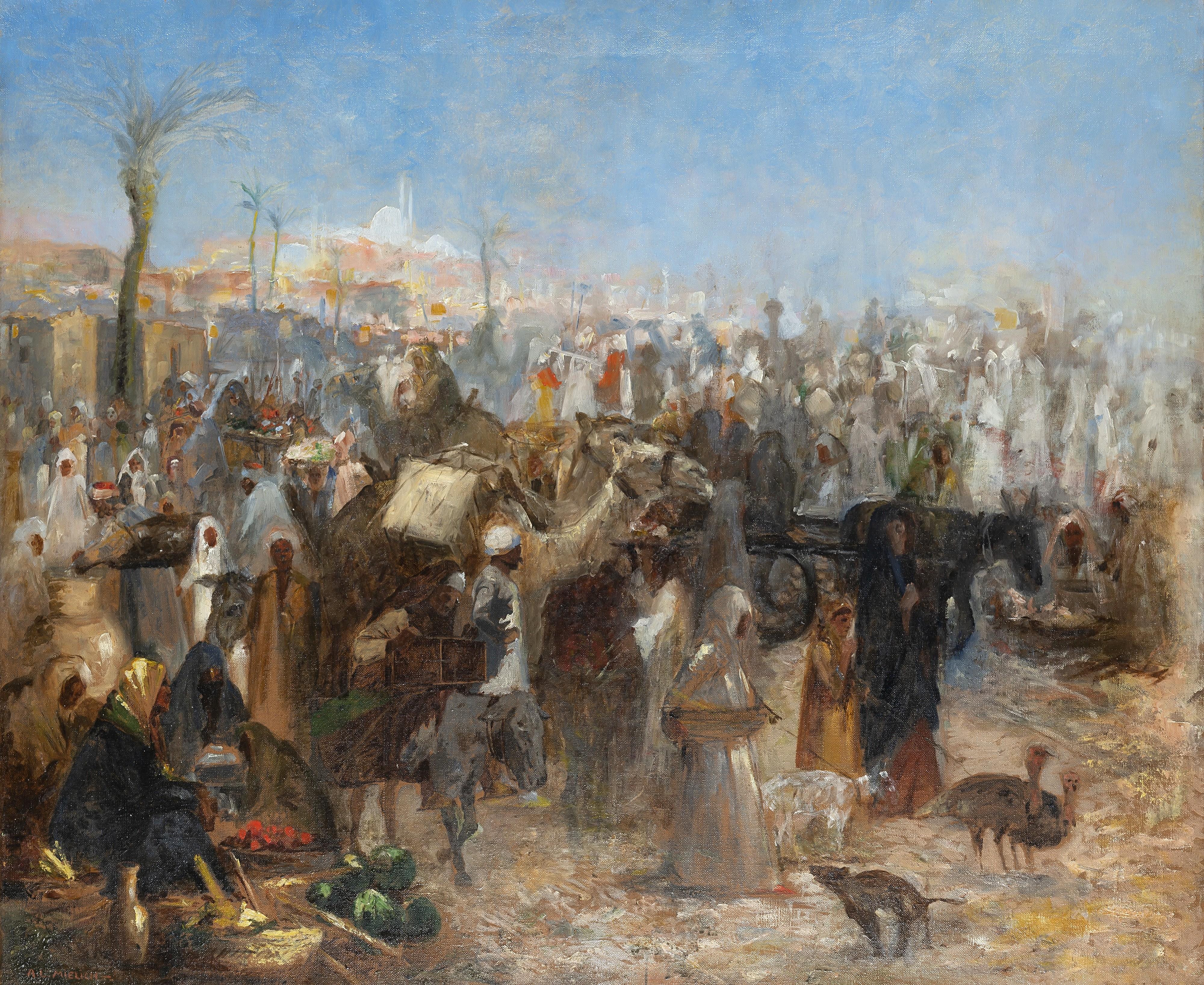 Alphons Leopold Mielich - Mercato orientale