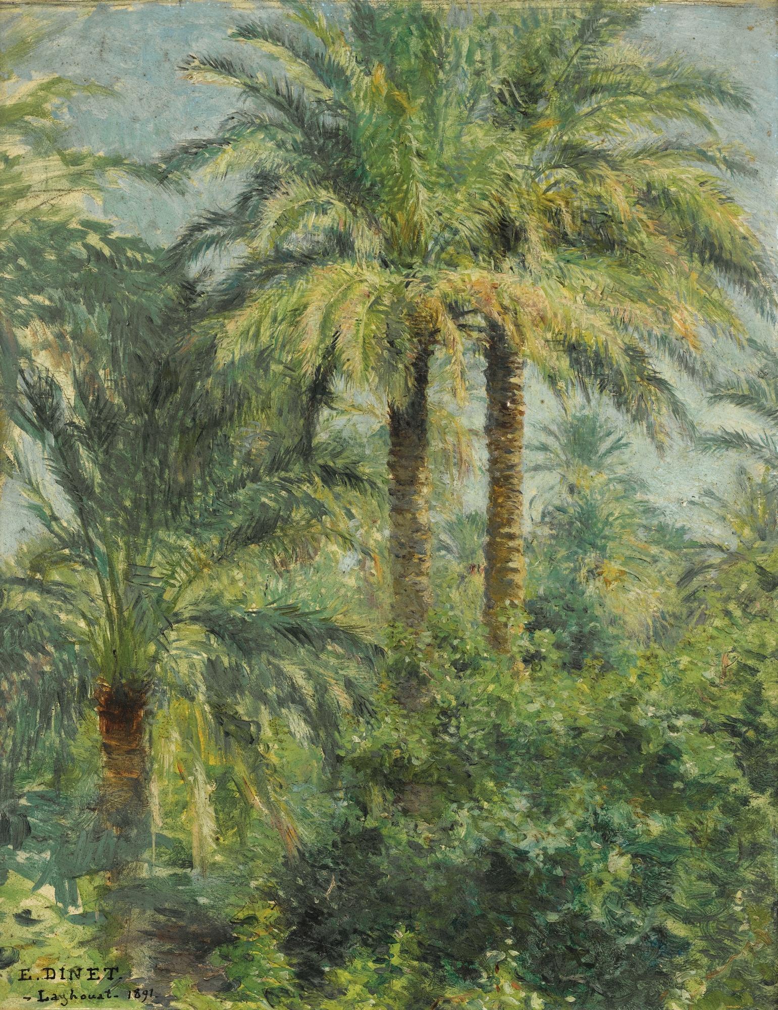 Alphonse-Etienne Dinet - Palmiers