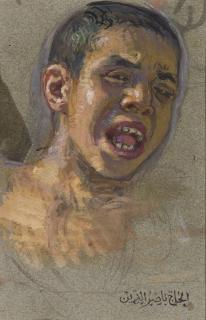 Alphonse Etienne Dinet - Portrait de jeune garçon