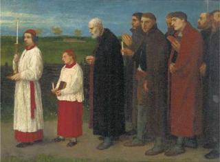 Alphonse Legros - A religious procession