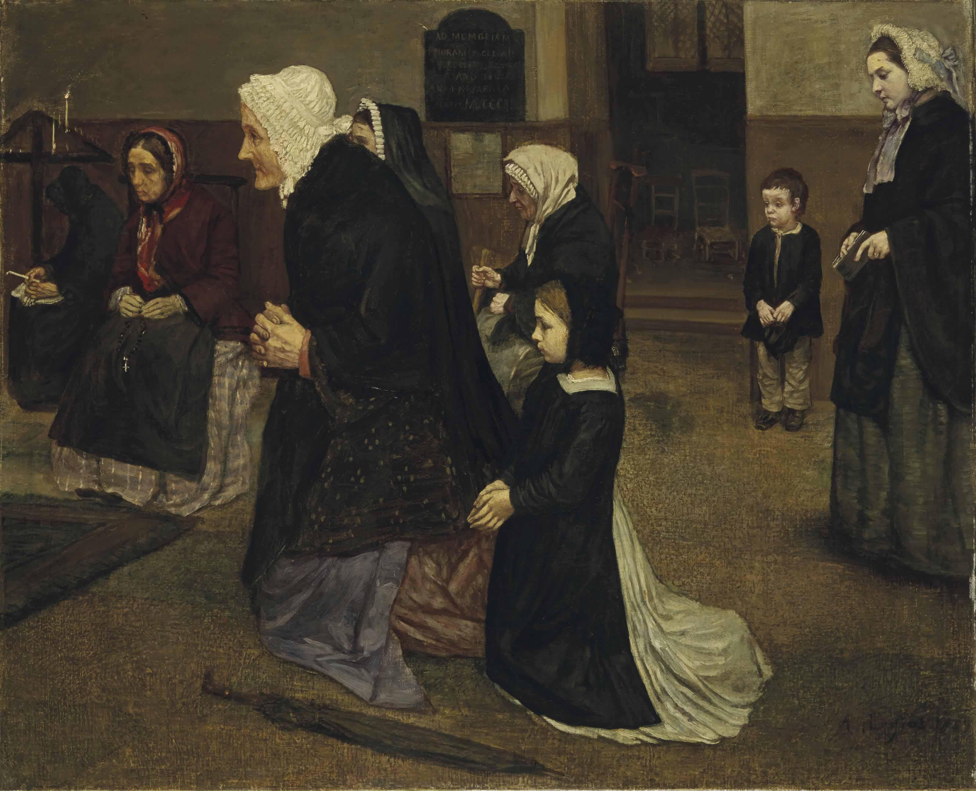 Alphonse Legros - L\'Angélus
