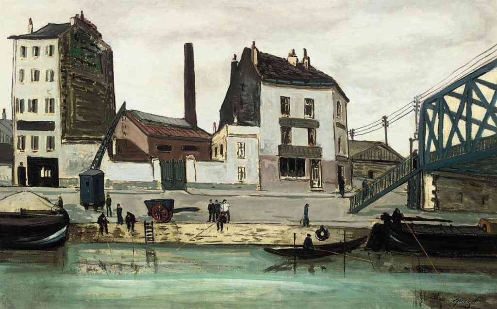Alphonse Léon Quizet - Canal d\'Aubervillier