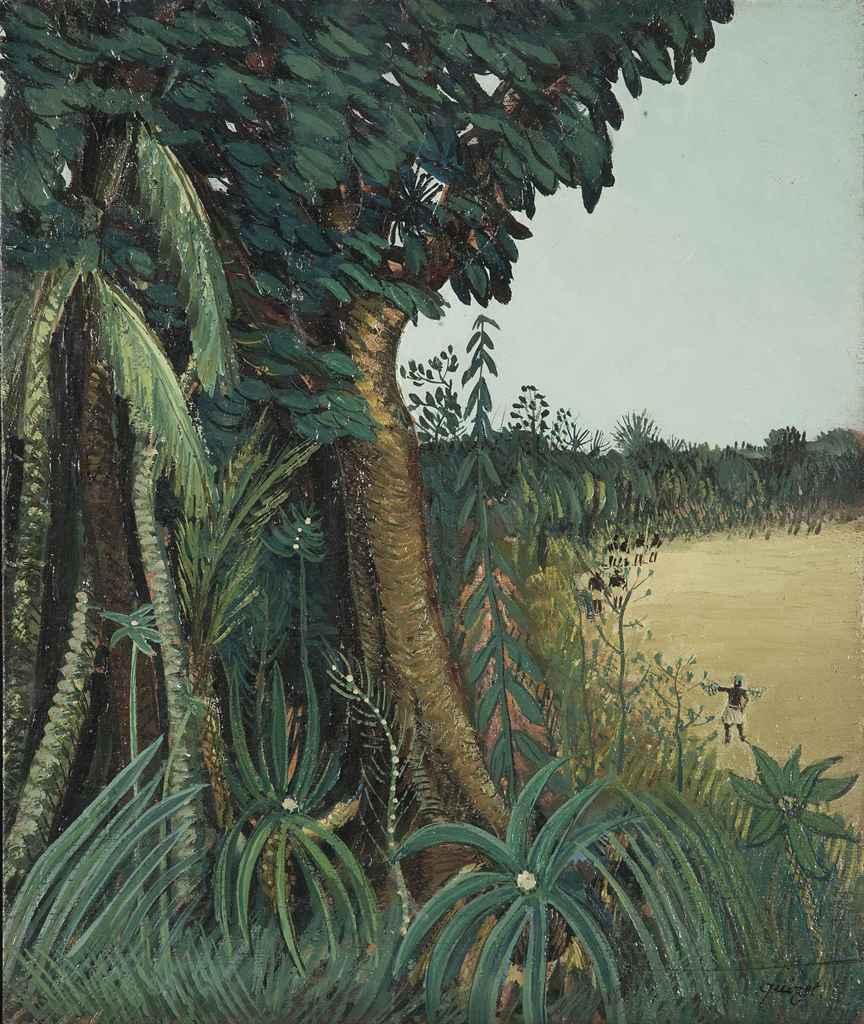 Alphonse Leon Quizet - La récolte des bananes