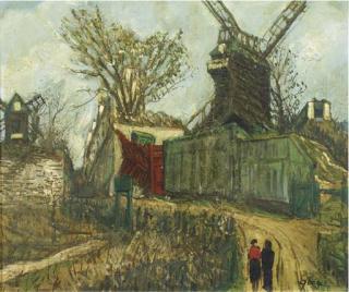 Alphonse Léon Quizet - Moulin de La Galette