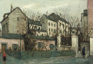 Alphonse Leon Quizet - Rue l\'Abreuvoir, Montmartre, Paris
