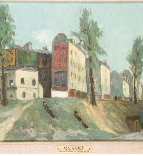 Alphonse-Leon Quizet - Talus du canal de la Villette, Pantin