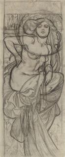 Alphonse Maria Mucha - Study for \'Documents Decoratif\'