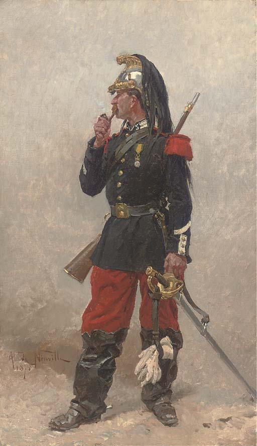 Alphonse Marie de Neuville - French dragoon