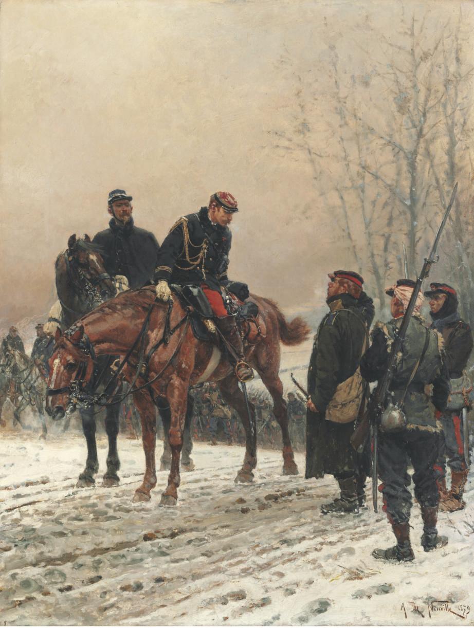 Alphonse Marie De Neuville - The Salute