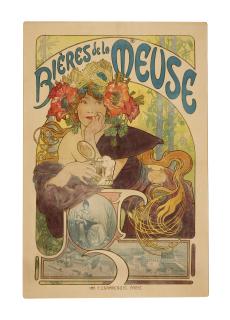 Alphonse Mucha - Bieres de la Meuse
