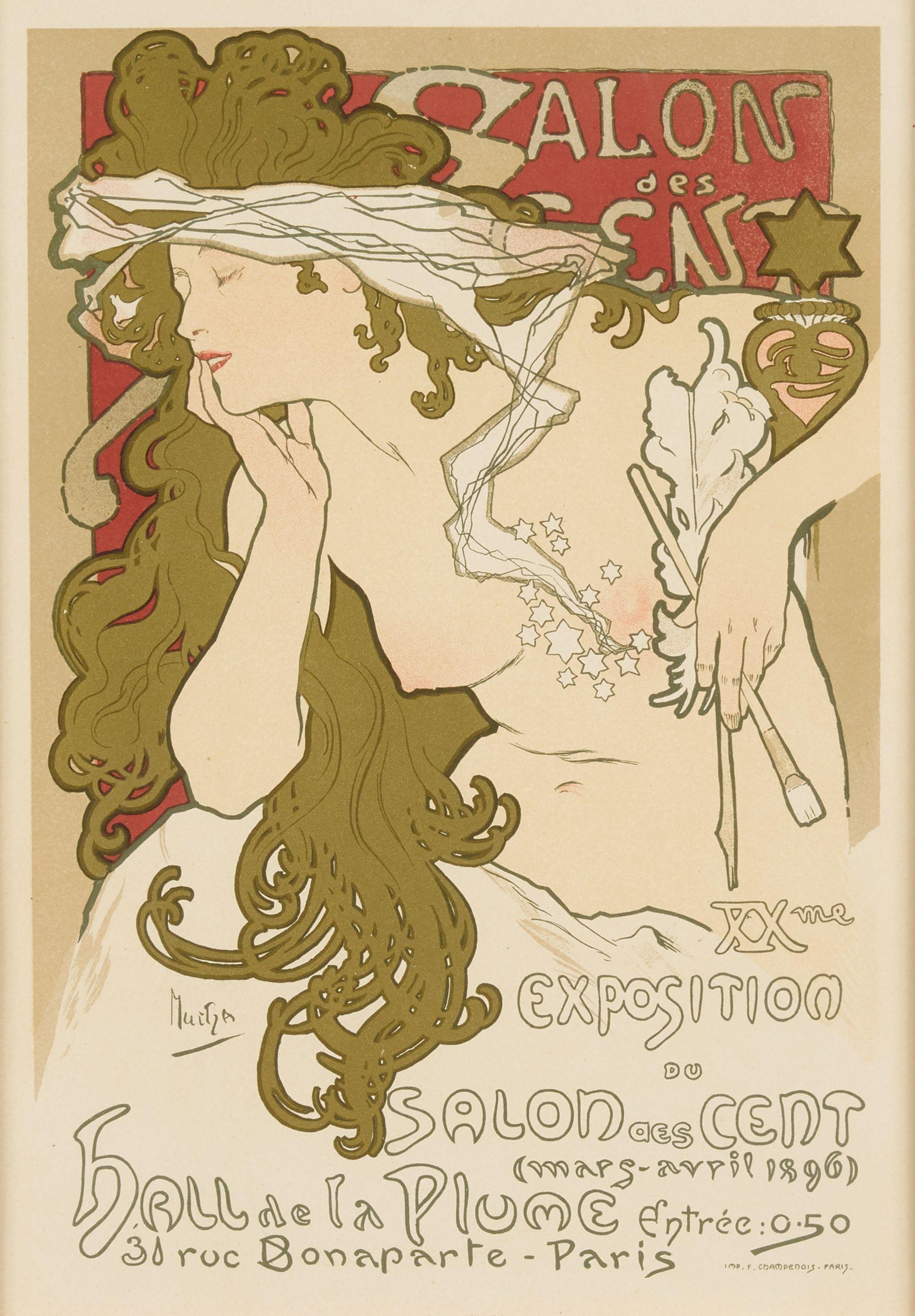 Alphonse Mucha - Salon Des Cent, From Les Maîtres De L\'Affiche