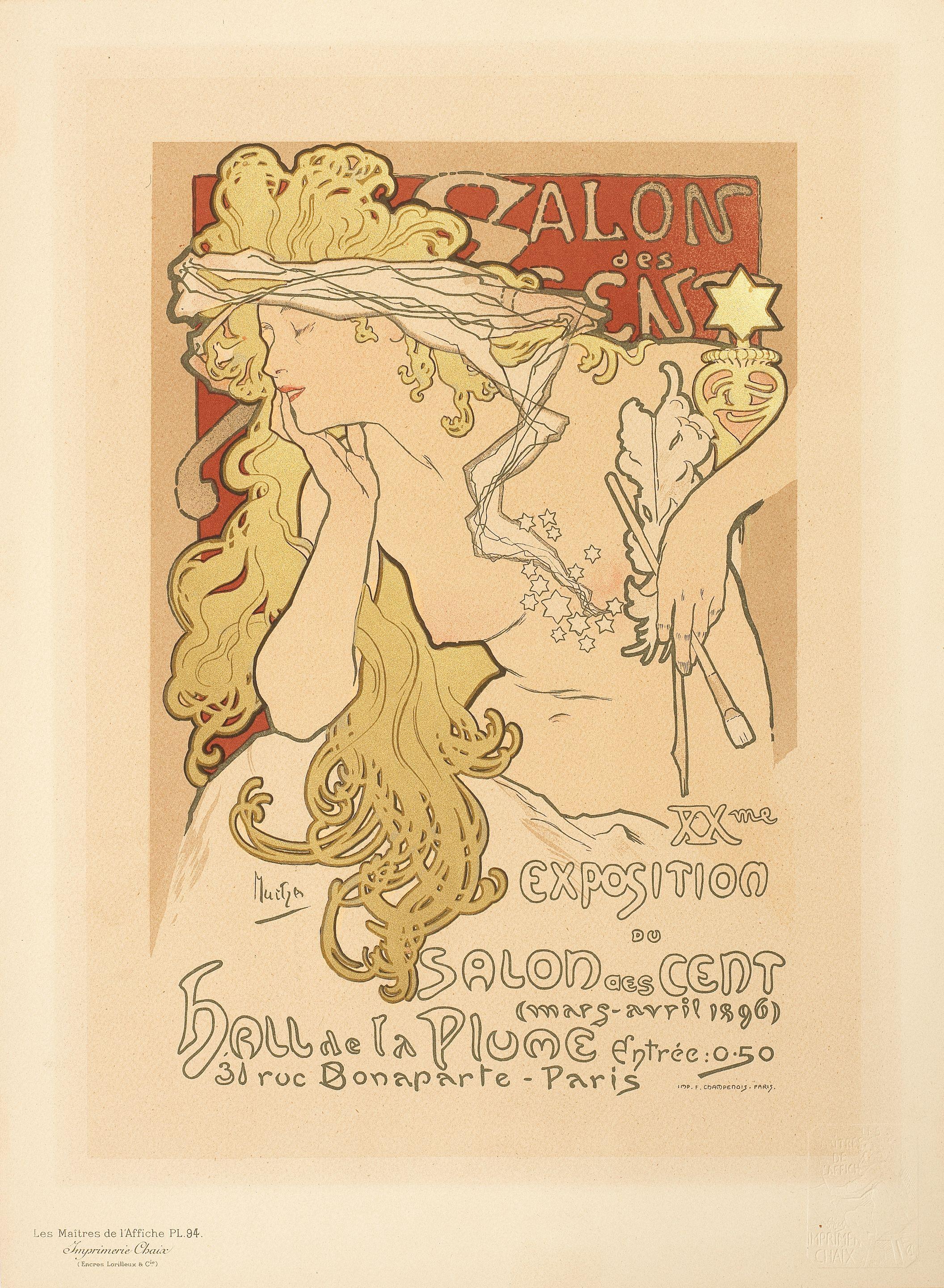 Alphonse Mucha - Salon Des Cent / Xxeme Exposition