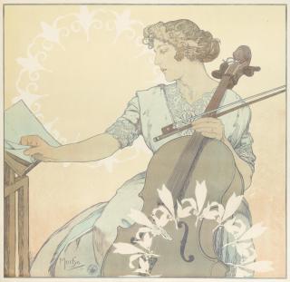 Alphonse Mucha - Zdeňka Černá