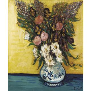 Alphonse Quizet - Bouquet De Fleurs