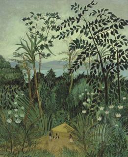 Alphonse Quizet - La case dans la forêt vierge