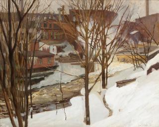 Alson Skinner Clark - A Tributary of the Black River, Watertown, N.Y.