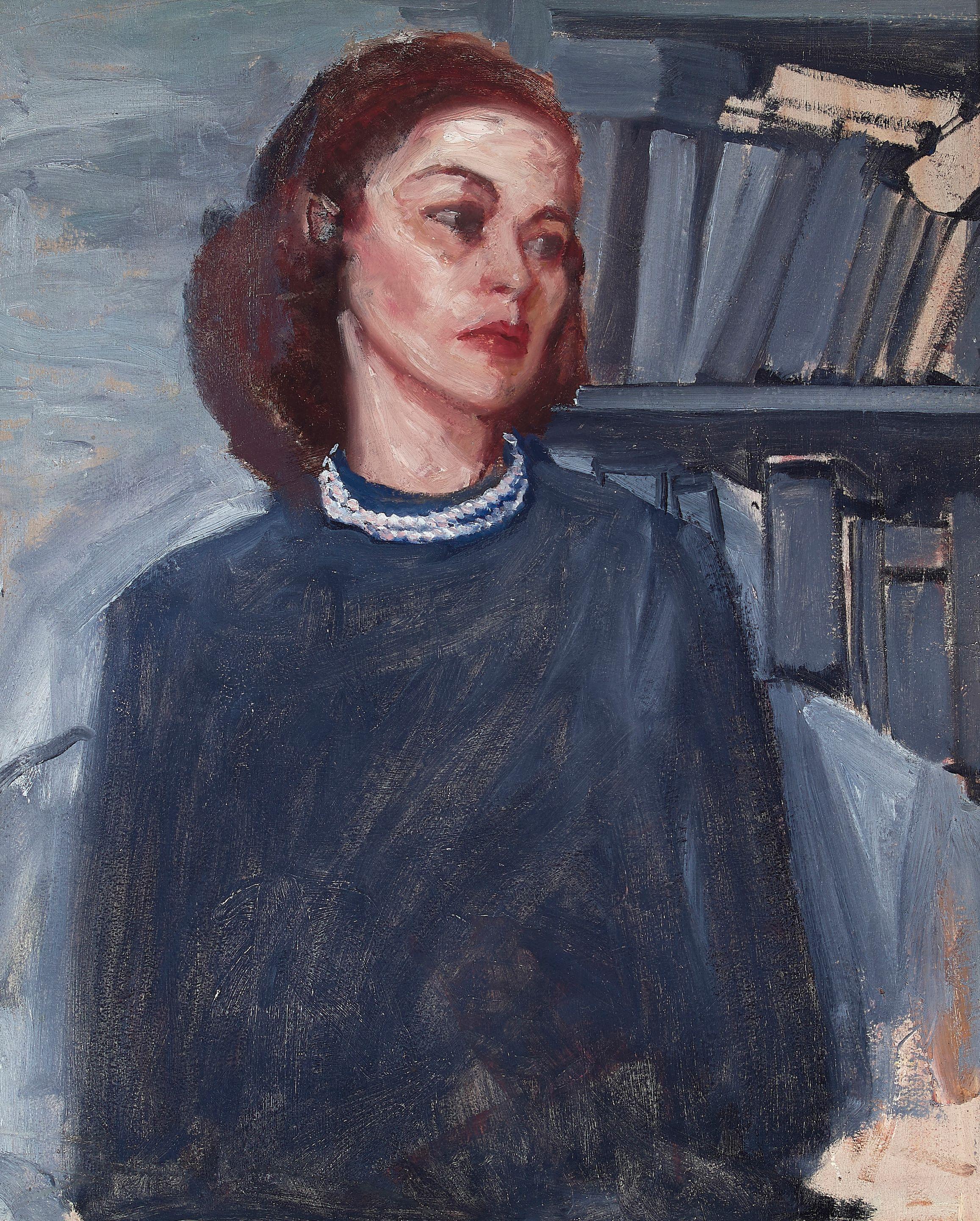 Alson Skinner Clark - Ann in Her Library