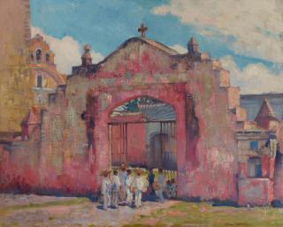 Alson Skinner Clark - Cathedral Gate (Cuernavaca)