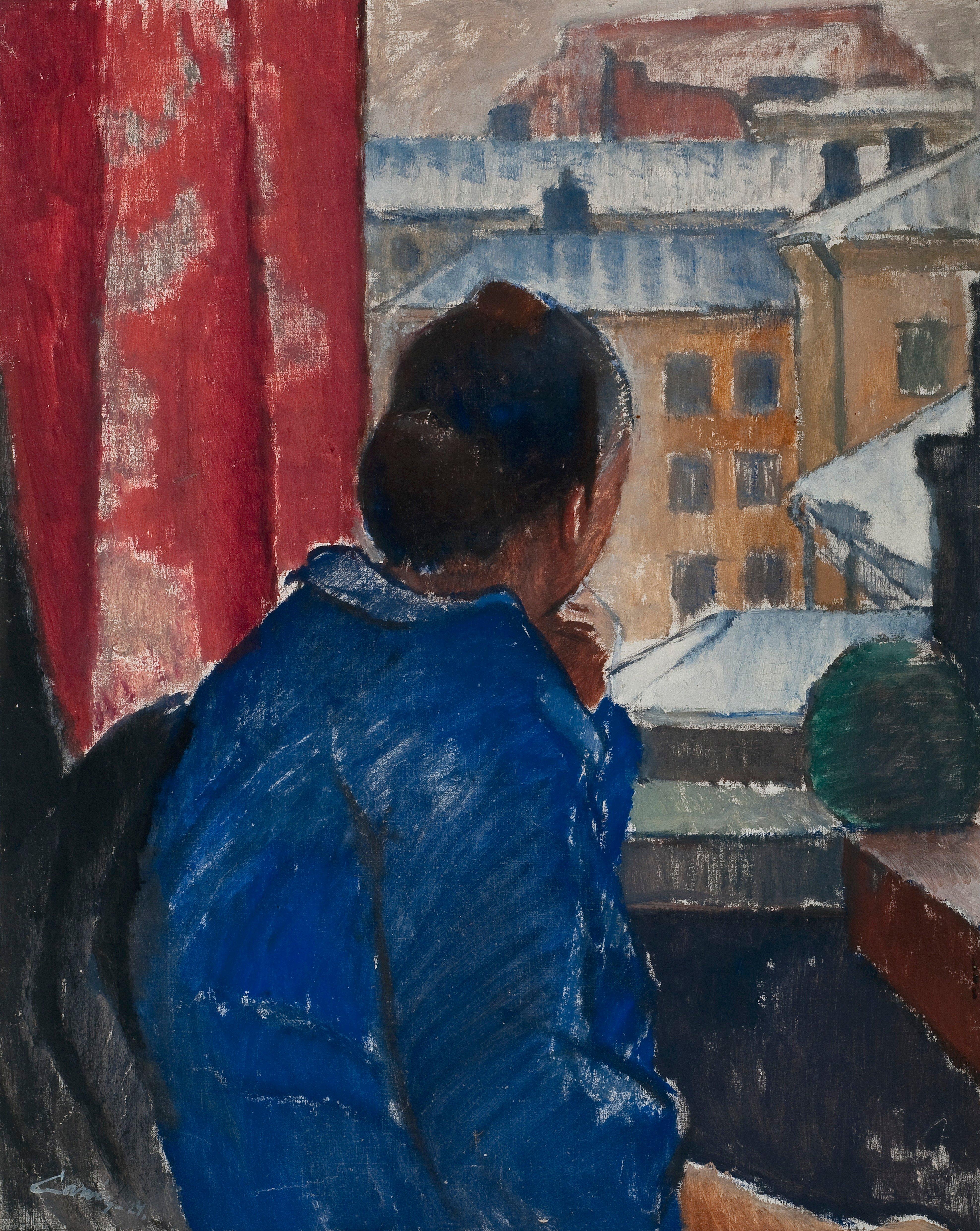 Alvar Cawén - At The Window.