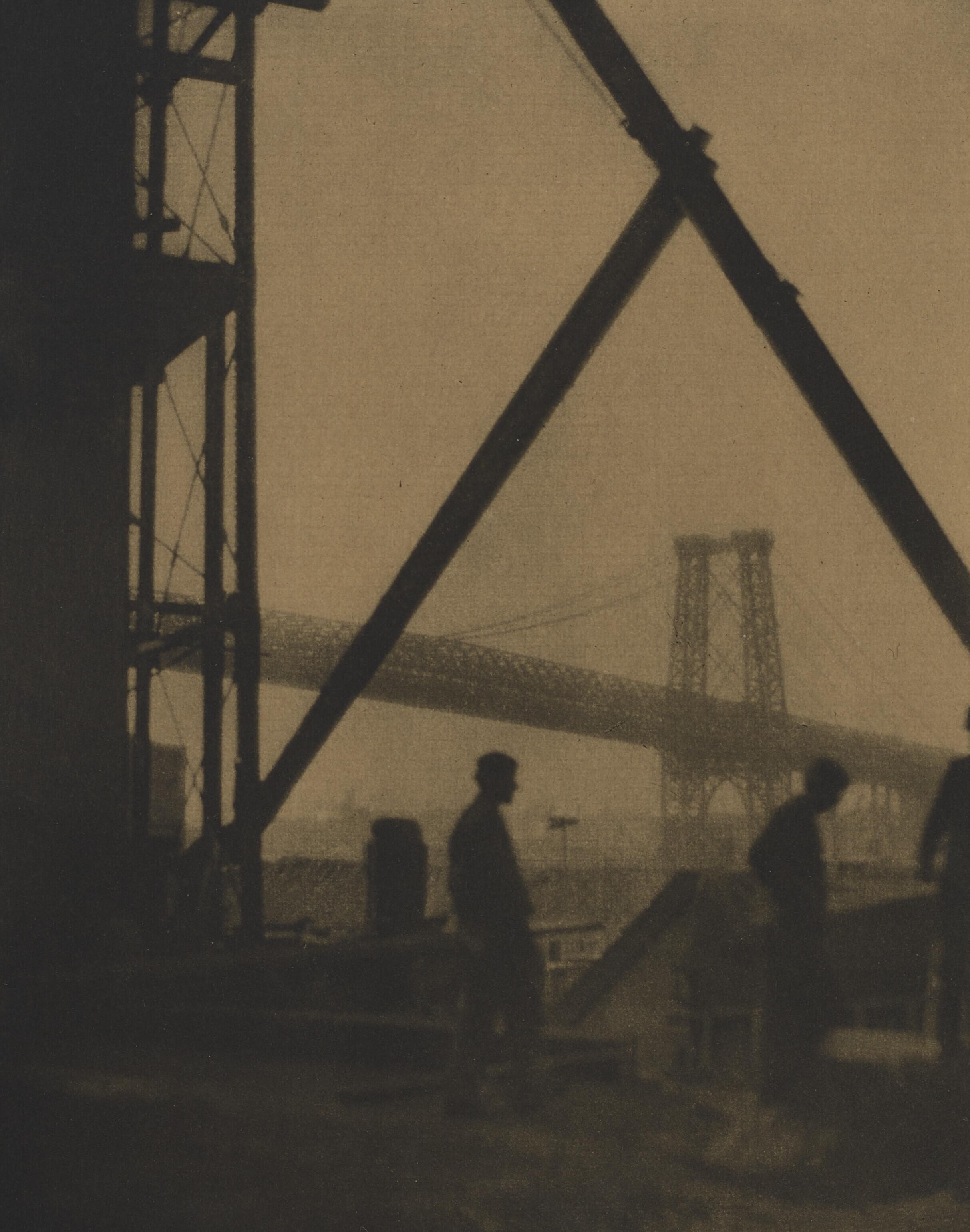 Alvin Langdon Coburn - Williamsburg Bridge, New York, 1910