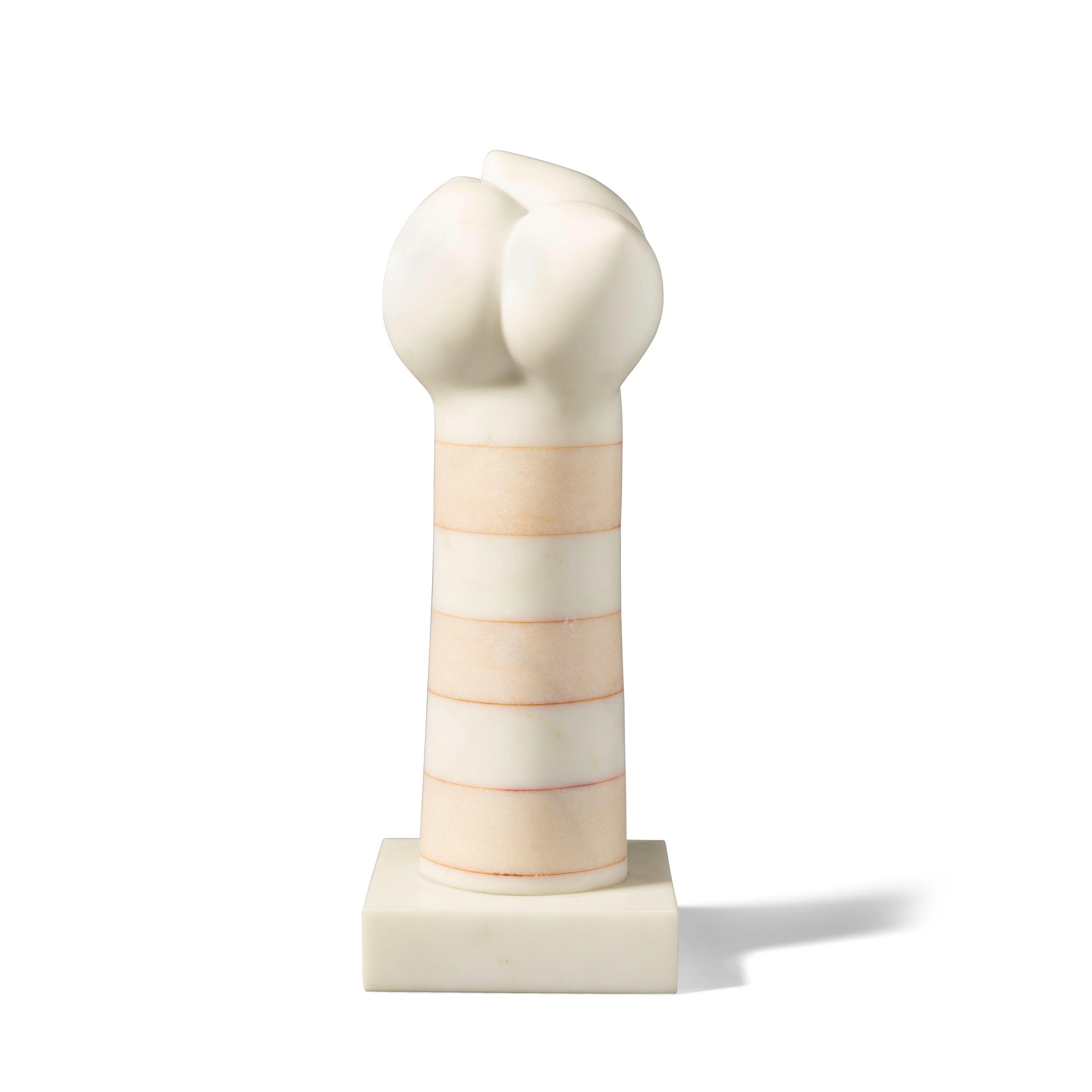 Amalia De Schulthess - Untitled (Banded Marble Column)