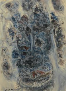 Ambadas Khobragade - Untitled (Blue)