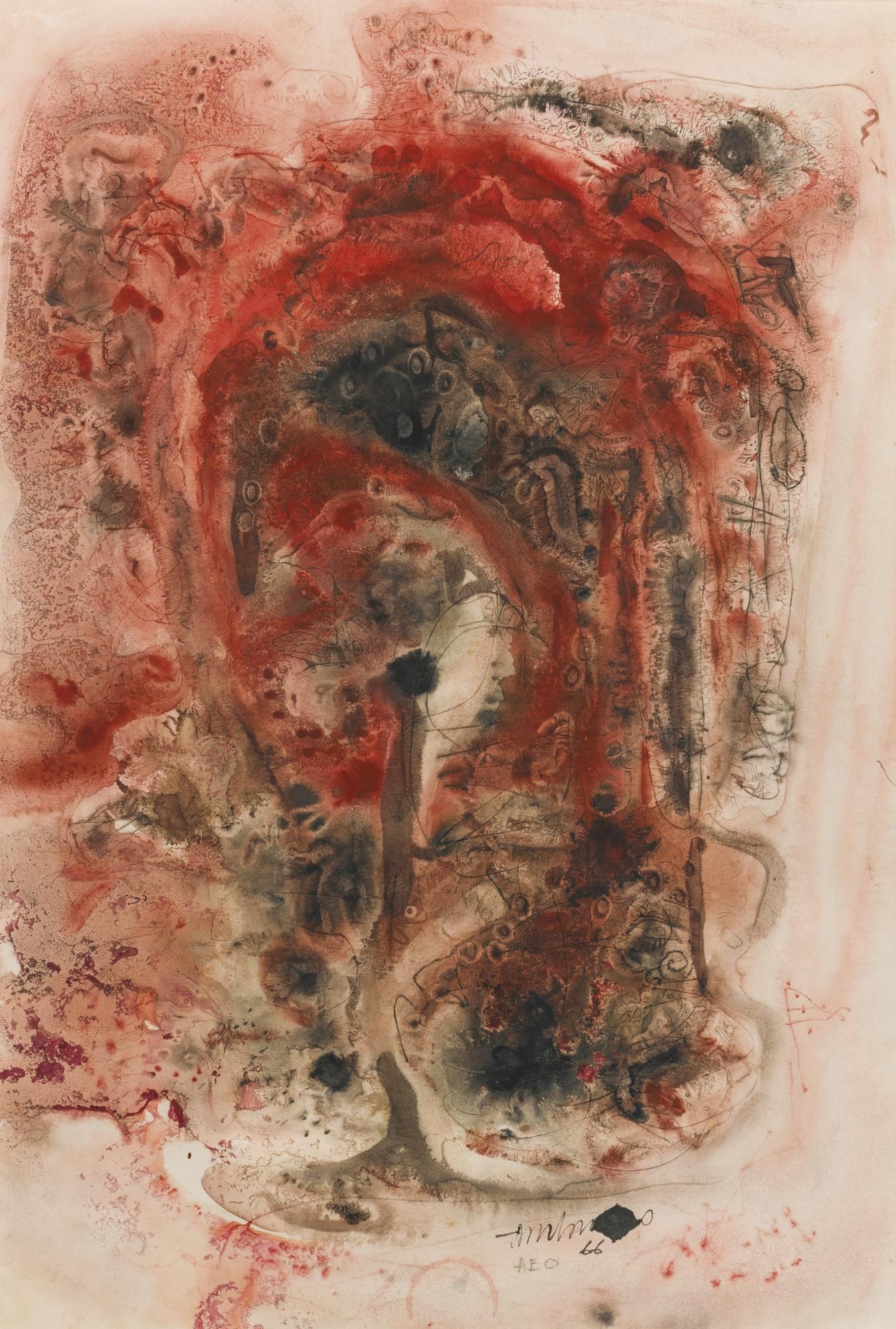 Ambadas Khobragade - Untitled (Red)